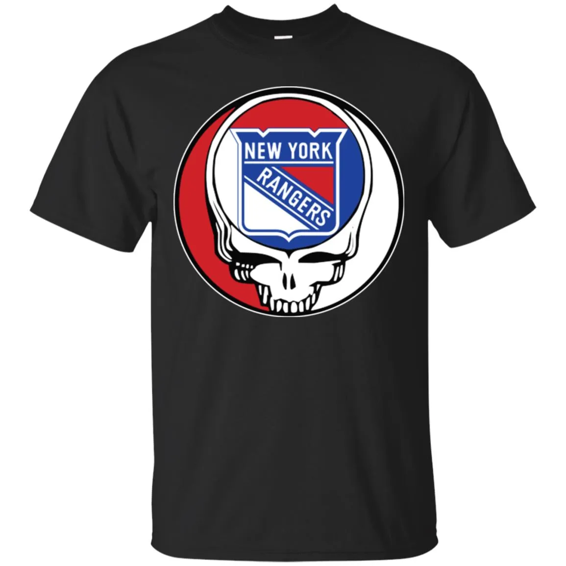 New York Rangers Grateful Dead Steal Your Face Hockey Nhl Shirts