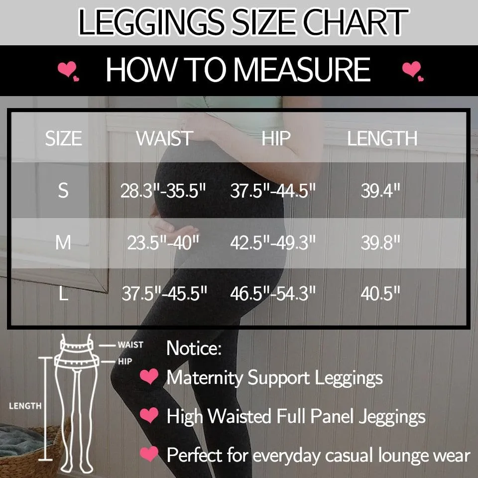 Nice Maternity Leggings - High Waist Belly Support - Leggings for Pregnant Women - Pregnancy Skinny Pants Body Shaping Postpartum Trousers (D6)(2Z7)(F6)(1U4)(7Z2)