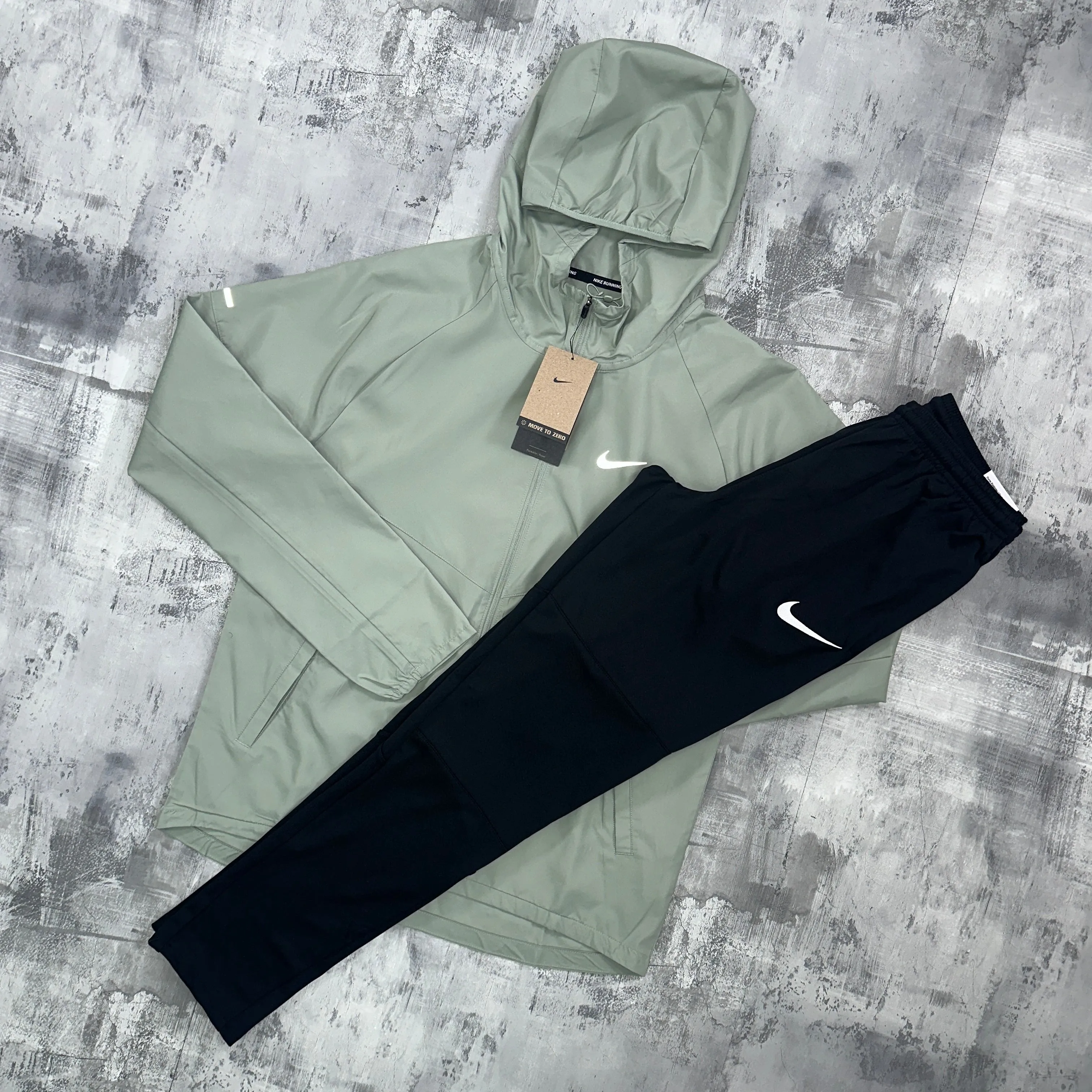 Nike Dri-Fit Windrunner Set Mint - Jacket & Trousers