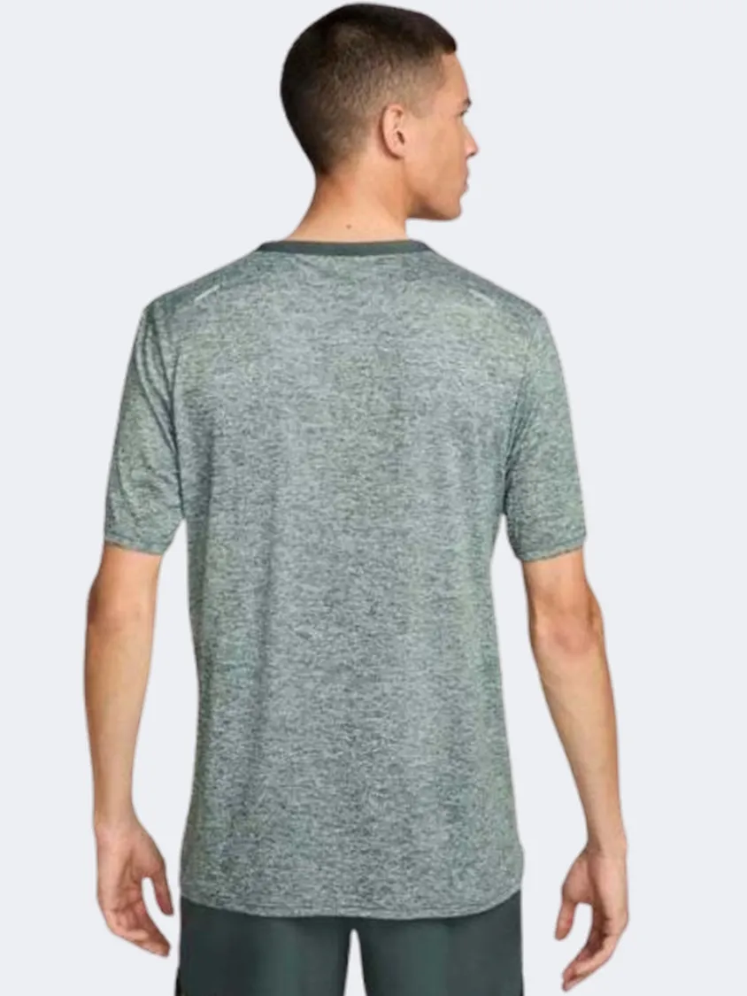 Nike Rise 365 Men Running T-Shirt Green/Heather