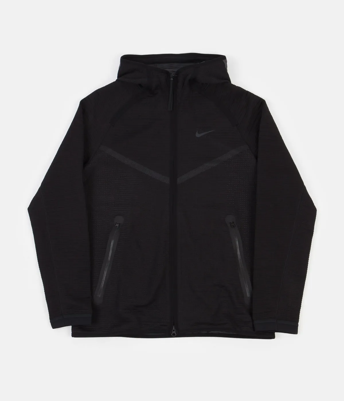 Nike Tech Pack Windrunner Full Zip Hoodie - Black / Anthracite - Light Orewood Brown - Black