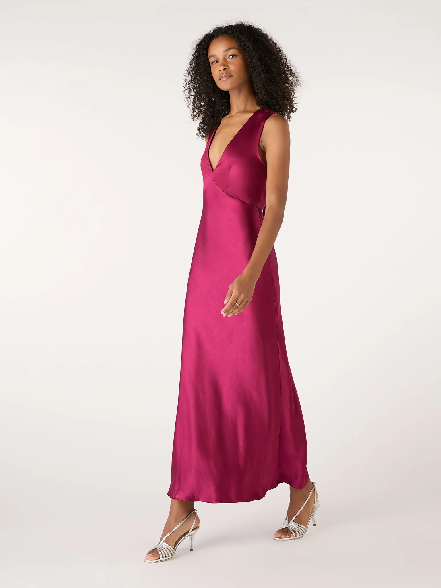 Nova Dress in Magenta