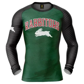 NRL Barrel Rash Vest - South Sydney Rabbitohs - UPV 50  - Sun Shirt - Adult