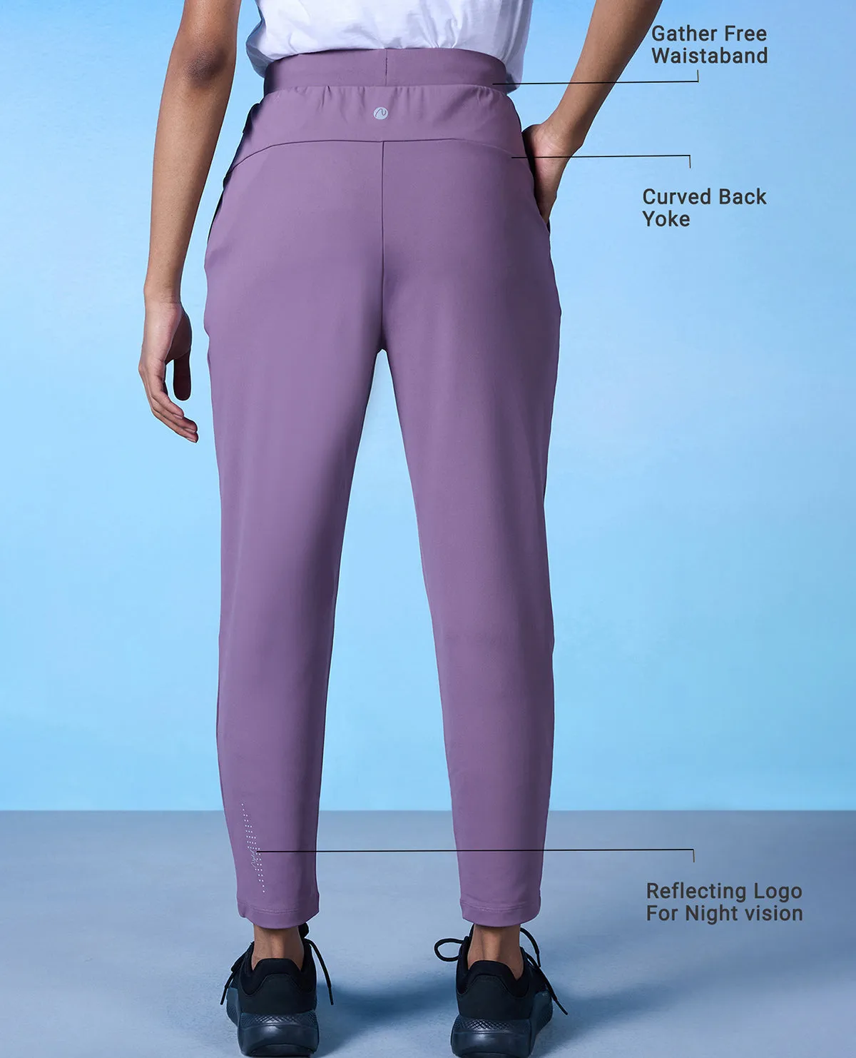 Nykd All Day Iconic Go To Travel  Pant-NYAT249-Arctic dusk