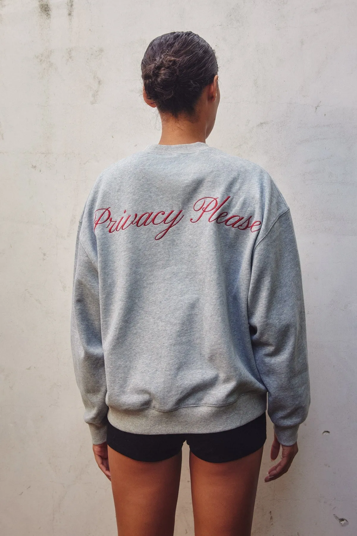 PARIS EMBROIDERED SWEATSHIRT