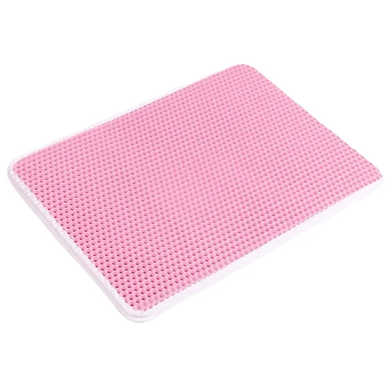 Pet Cat Litter Mat Waterproof EVA Double Layer Cat Litter Trapping Pet Litter Box Mat Clean Pad Products