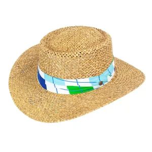 Peter Grimm Pin - Moroccan Straw Gambler Golf Hat