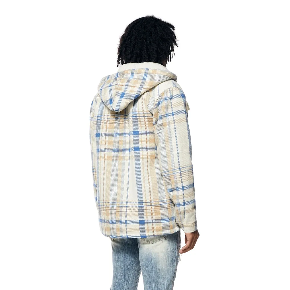 Plaid Flannel Shacket - Biscotti