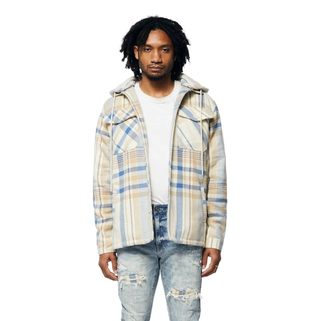 Plaid Flannel Shacket - Biscotti