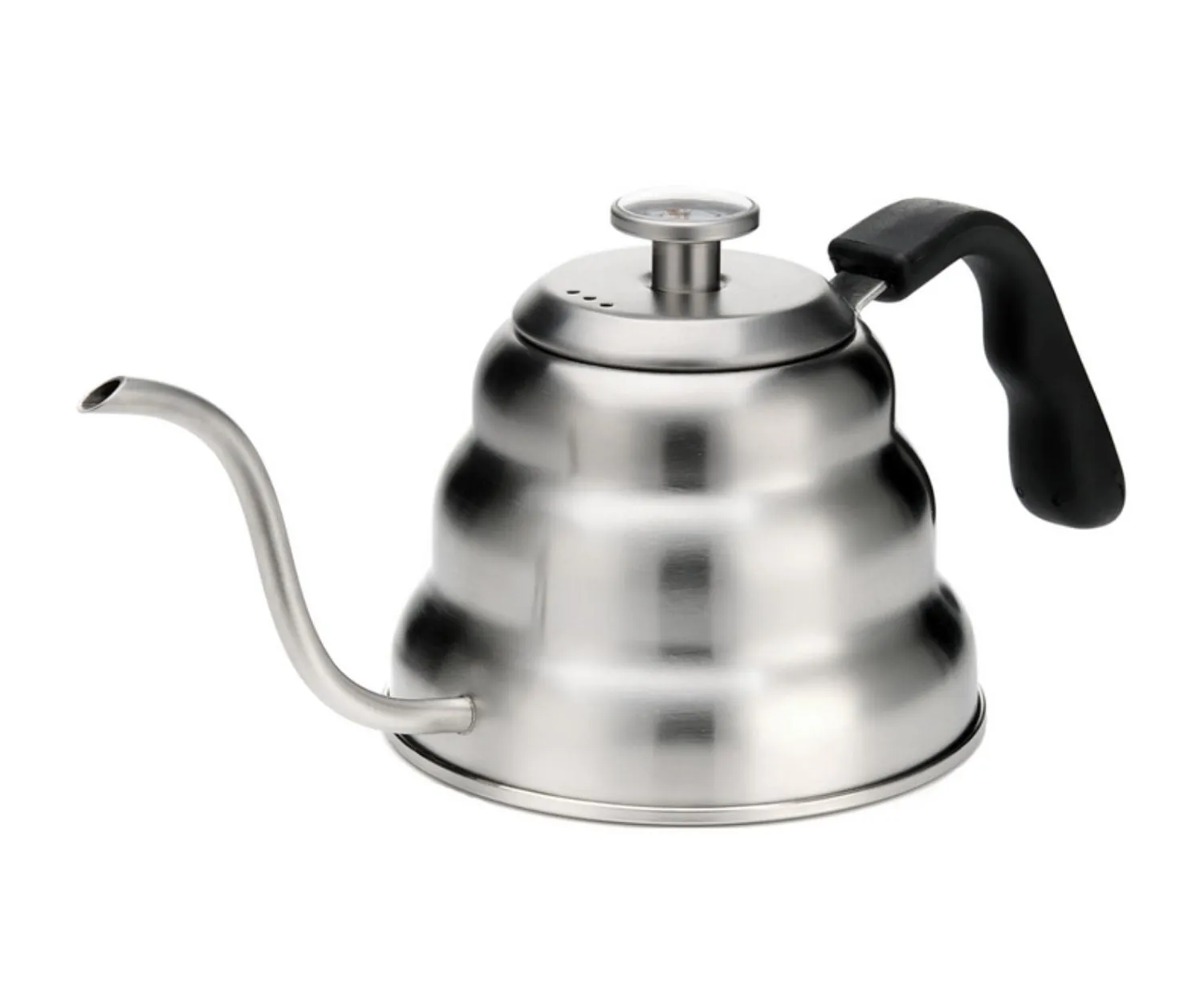 Pour Over Gooseneck Coffee Kettle with Thermometer by Barista Warrior