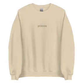 Princess Embroidered Sweatshirt