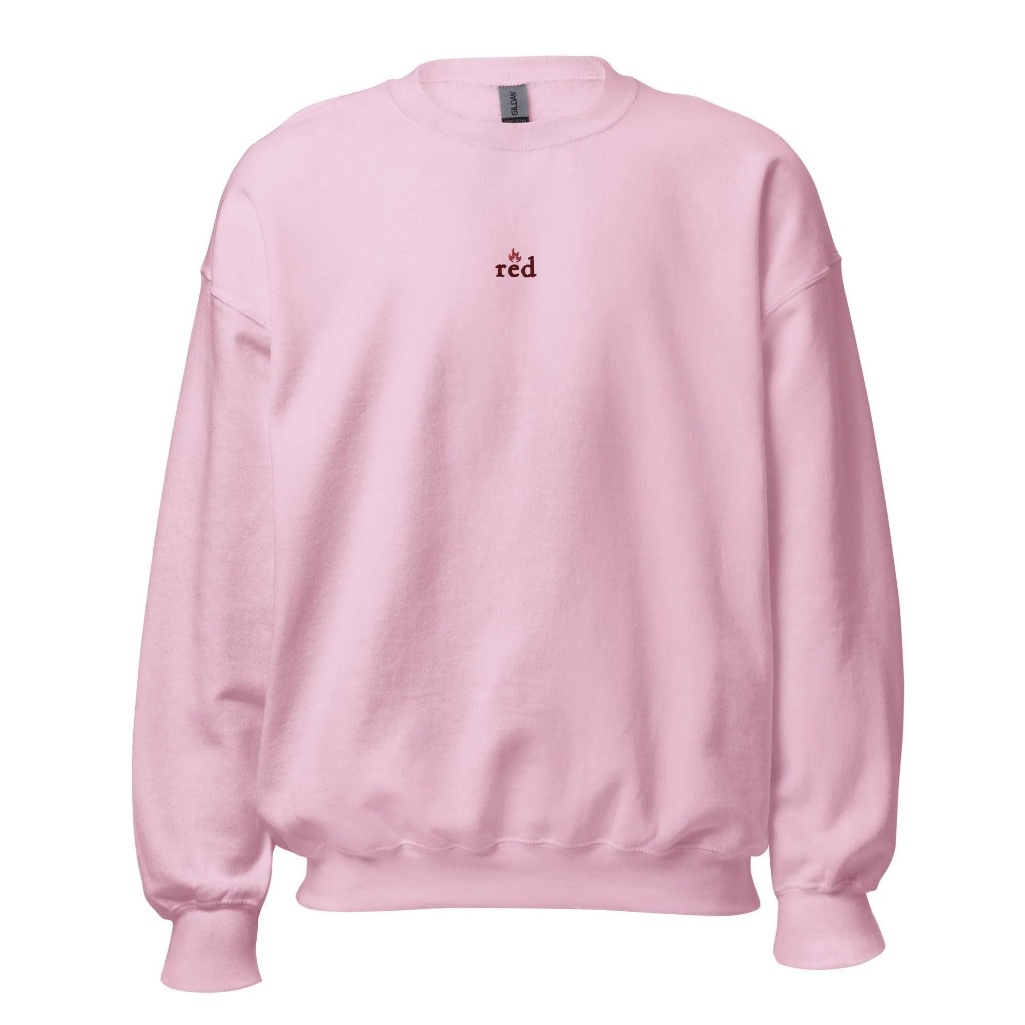 Red Jules Ambrose Embroidered Sweatshirt