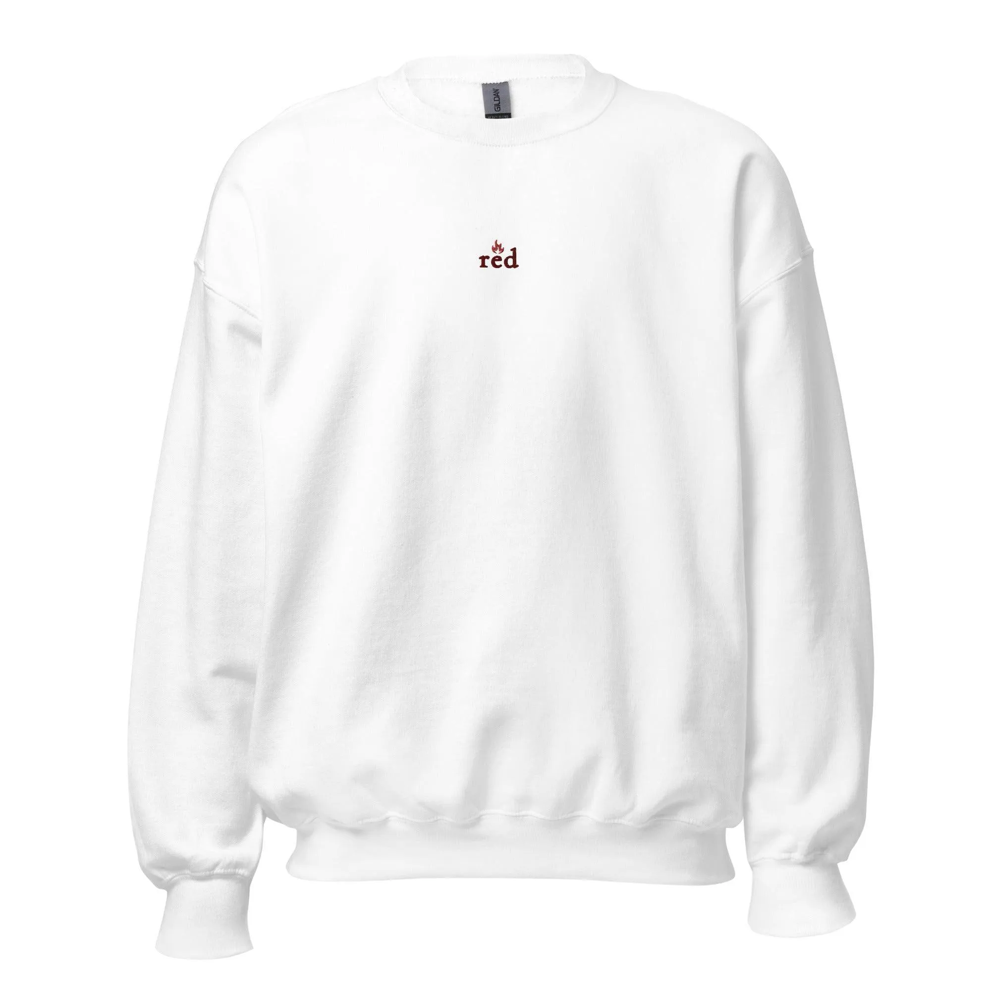 Red Jules Ambrose Embroidered Sweatshirt