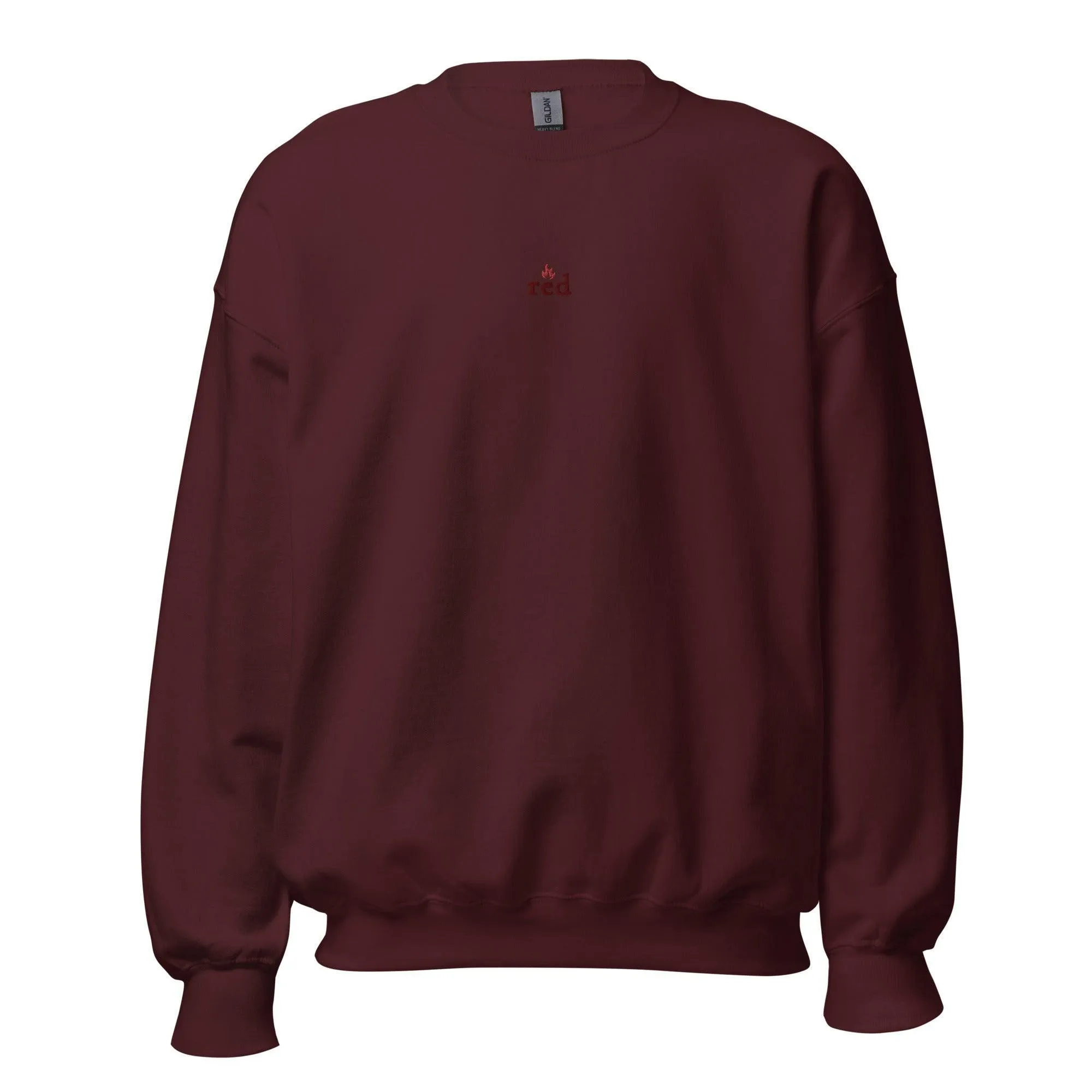 Red Jules Ambrose Embroidered Sweatshirt