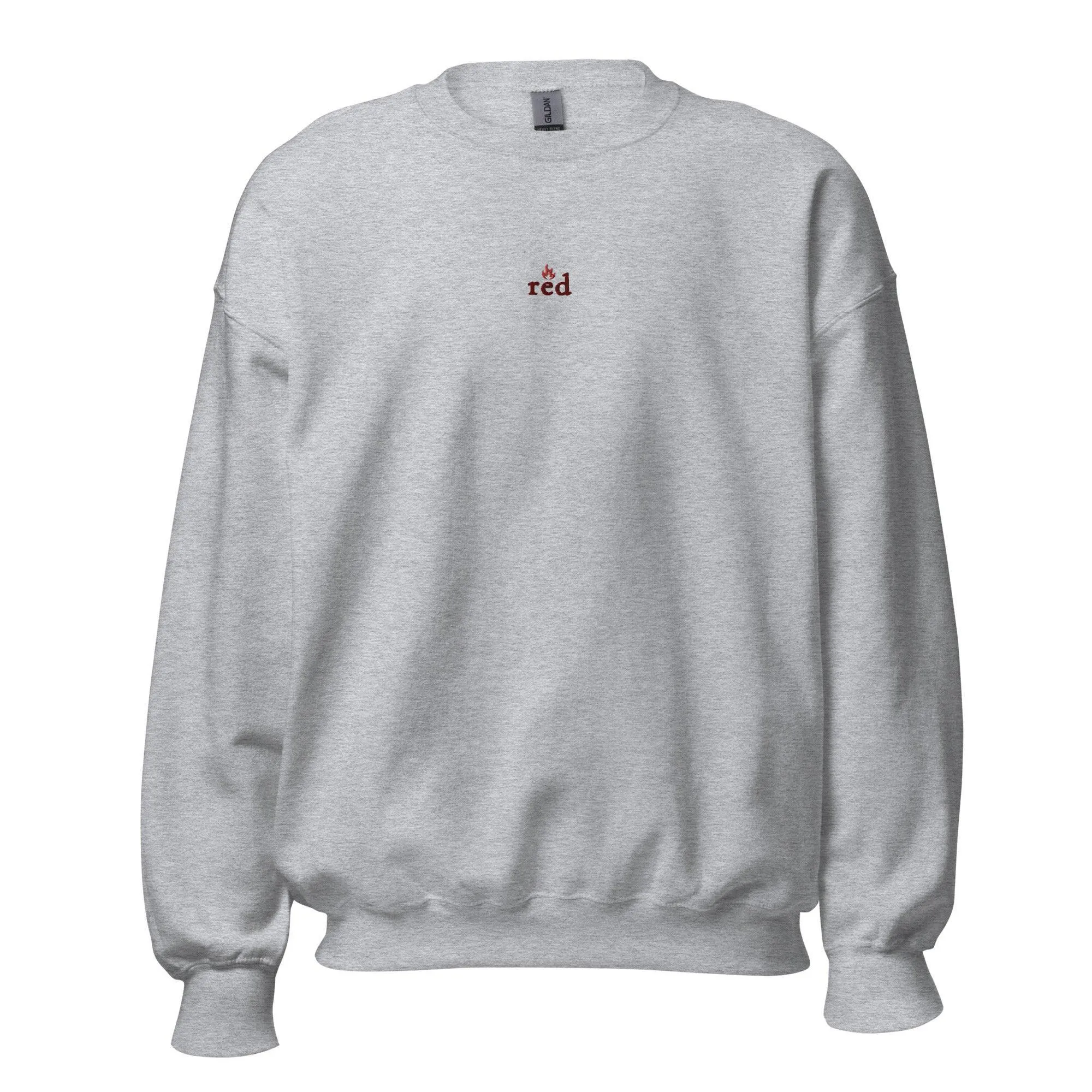 Red Jules Ambrose Embroidered Sweatshirt