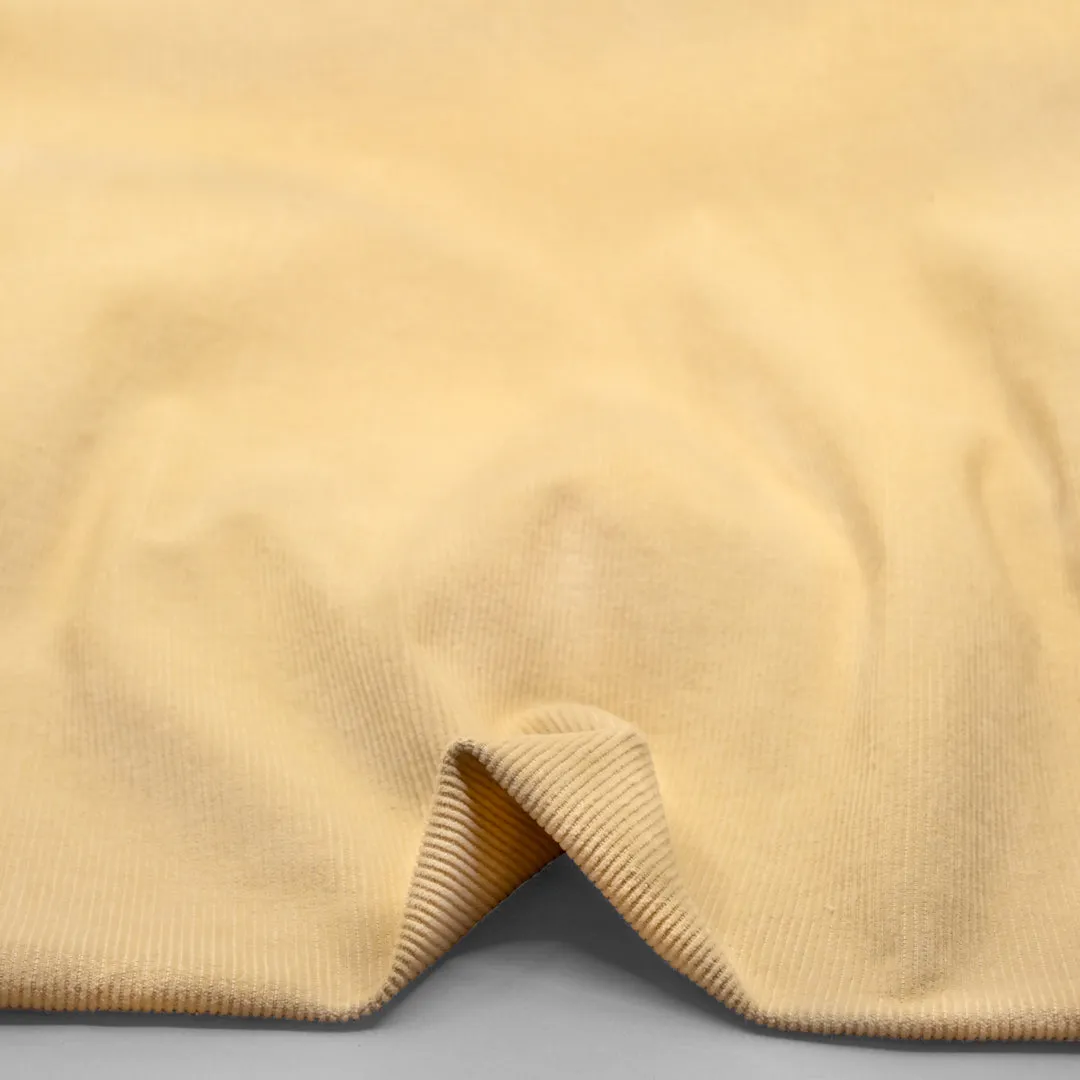 Remnant - 50cm - Fine Cotton Corduroy - Vanilla