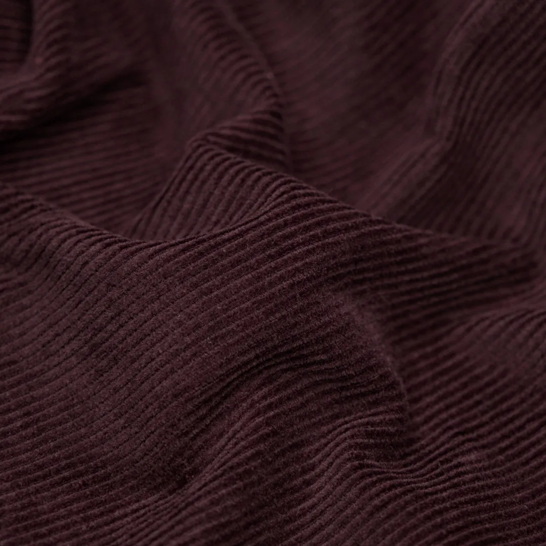 Remnant - 70cm - Fine Cotton Corduroy - Boysenberry