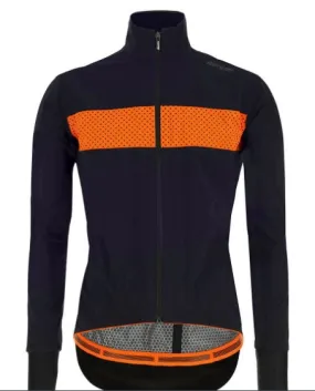 Santini 2023 Guard Mercurio Rain Jacket Navy-Orange