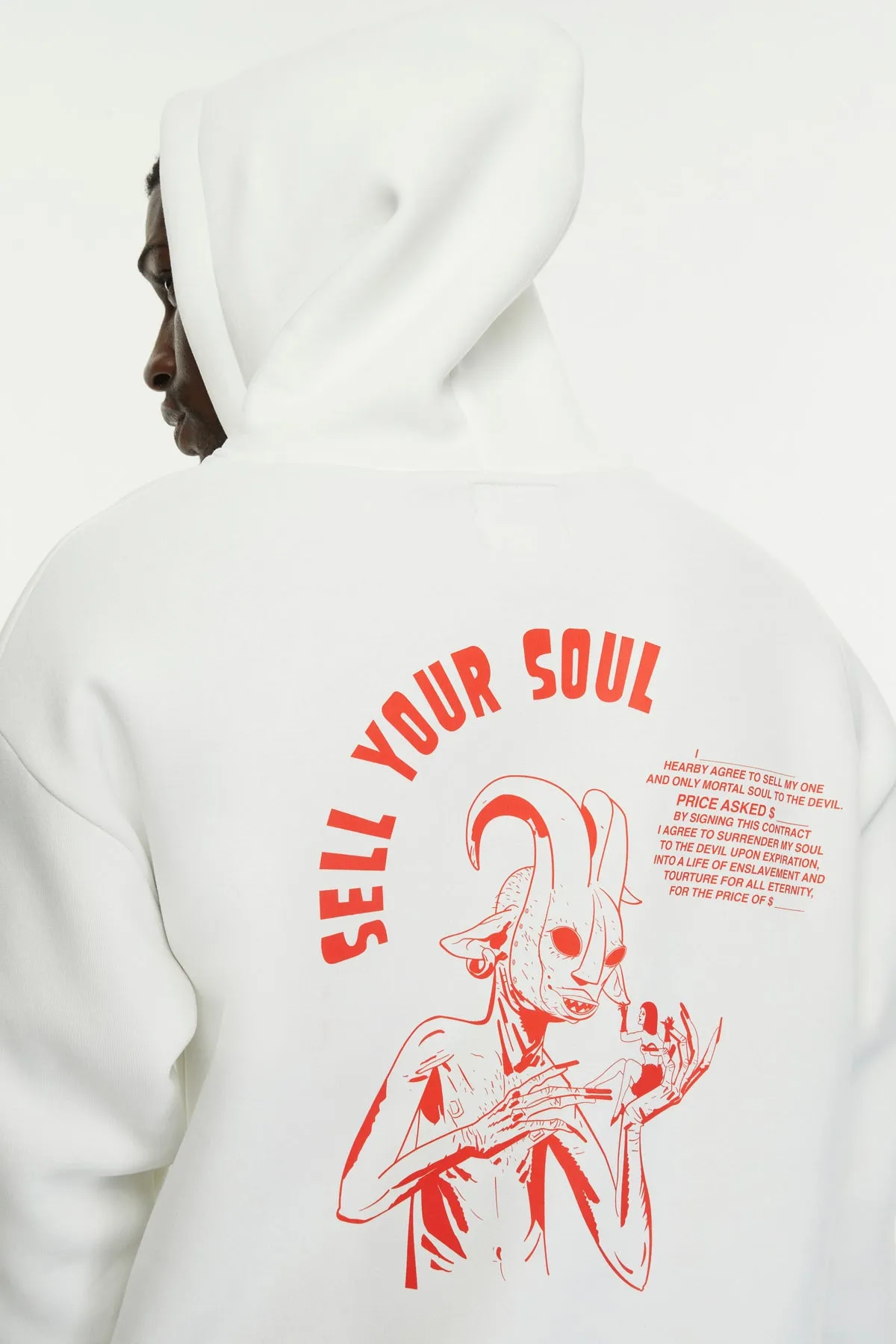 Sell Your Soul / Oversized Pullover Hoodie