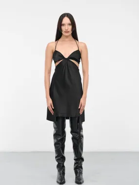 Shadow Slip Dress (LKX-2-CARBON-BLACK)