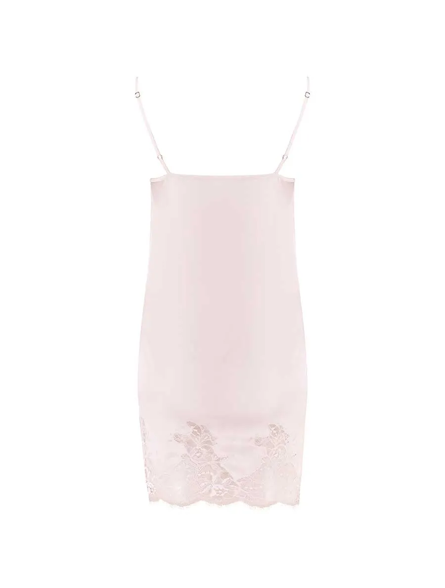 Signature Silk Babydoll - Blush