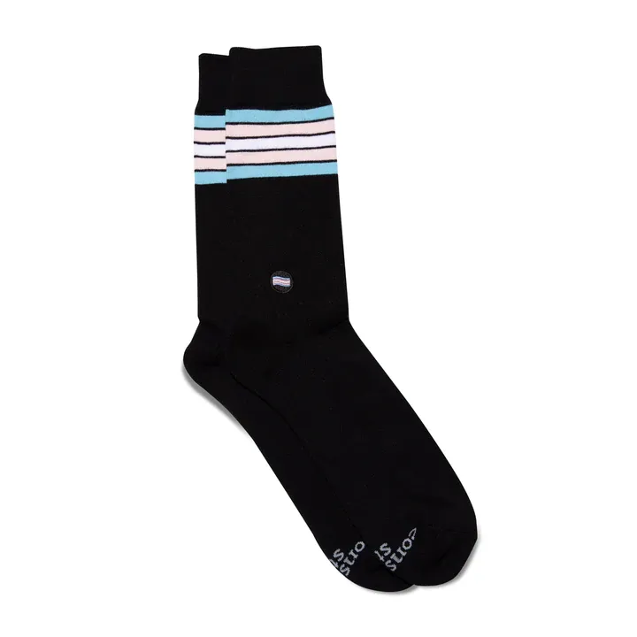 Socks that Save LGBTQ Lives - Transgender Stripe