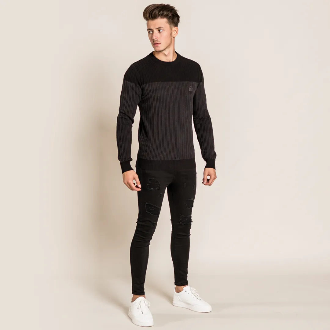 Stan Crew Sweater - Black