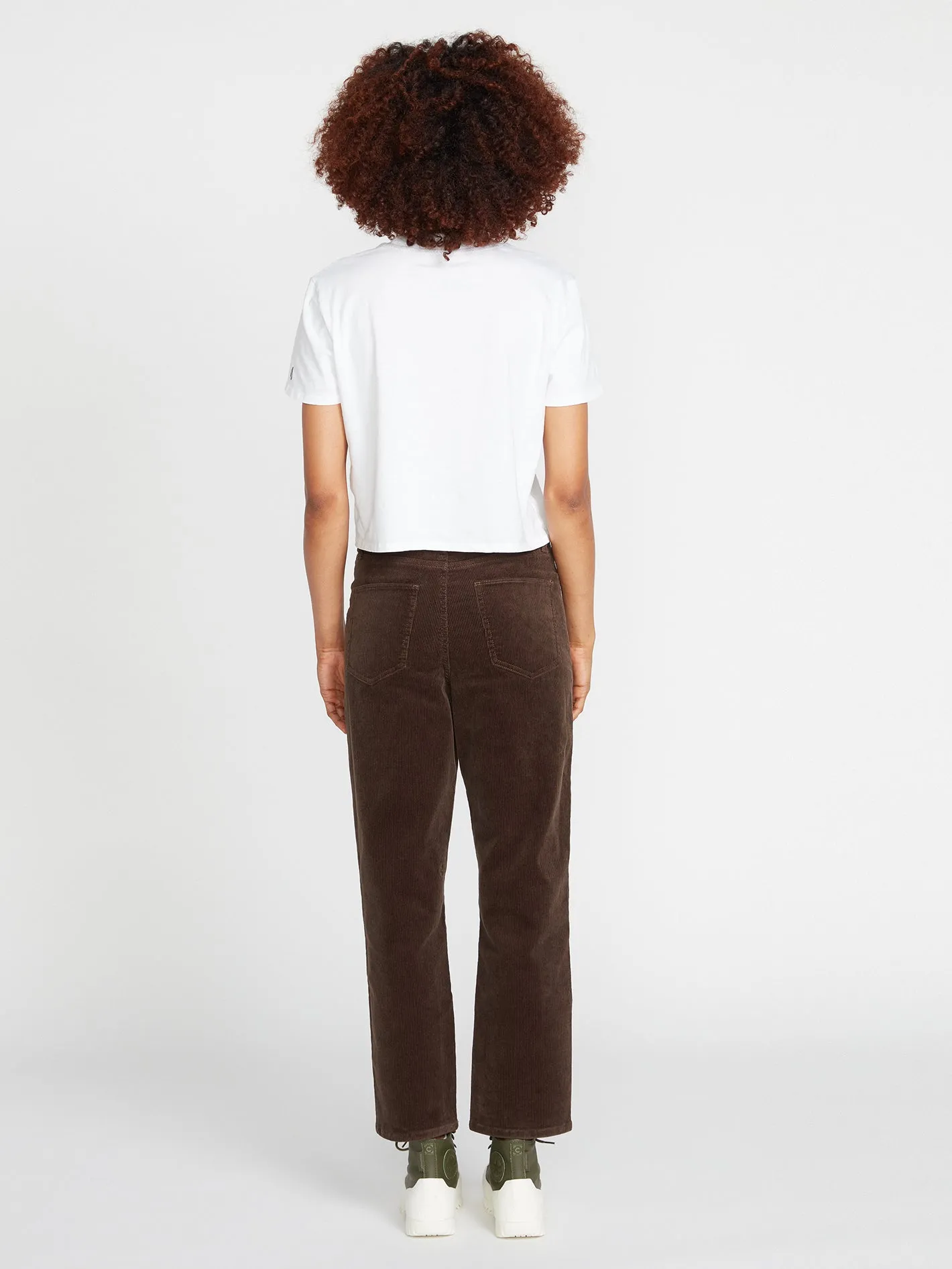 Stoned Straight Corduroy Pants - Espresso