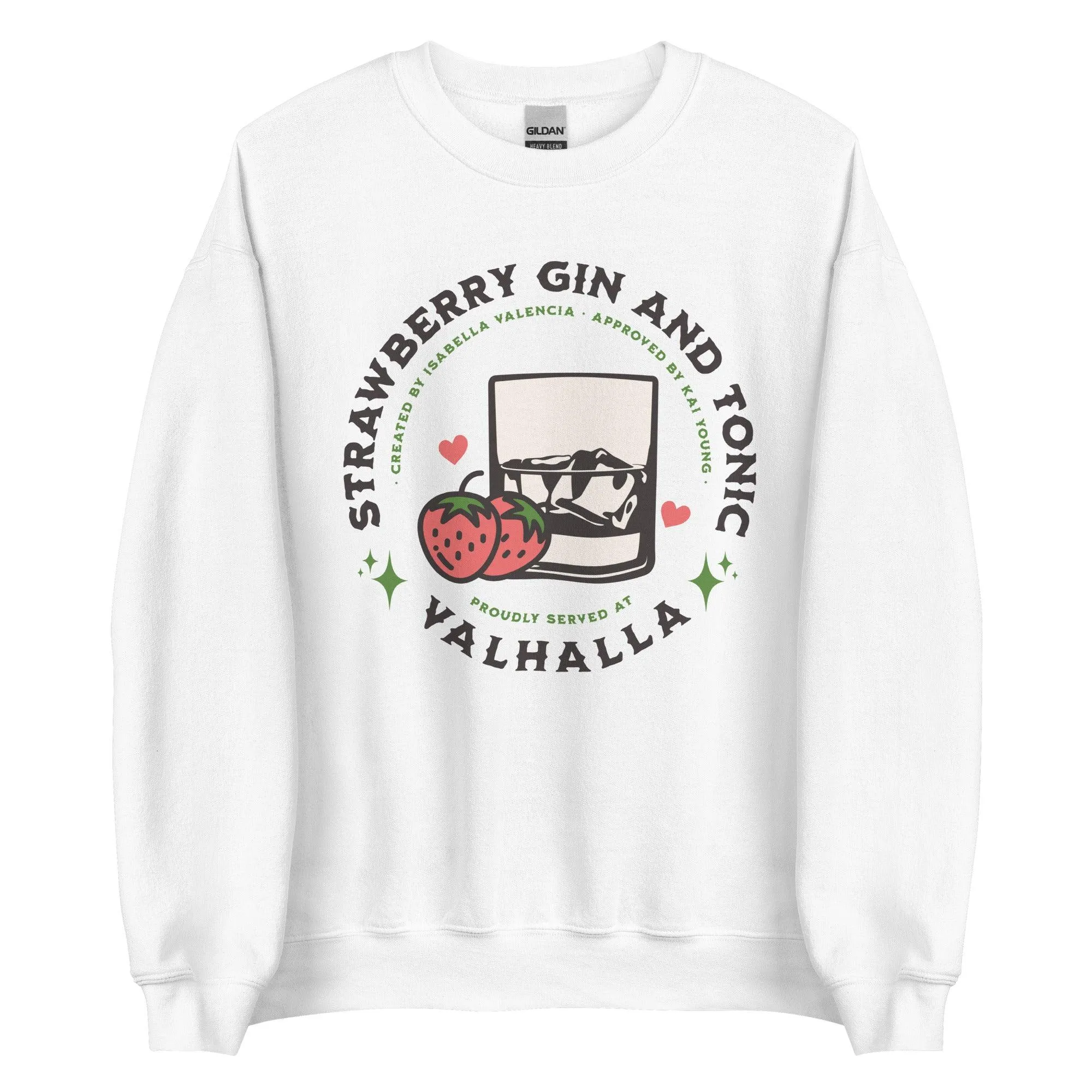 Strawberry Gin and Tonic Isabella and Kai Sweatshirt