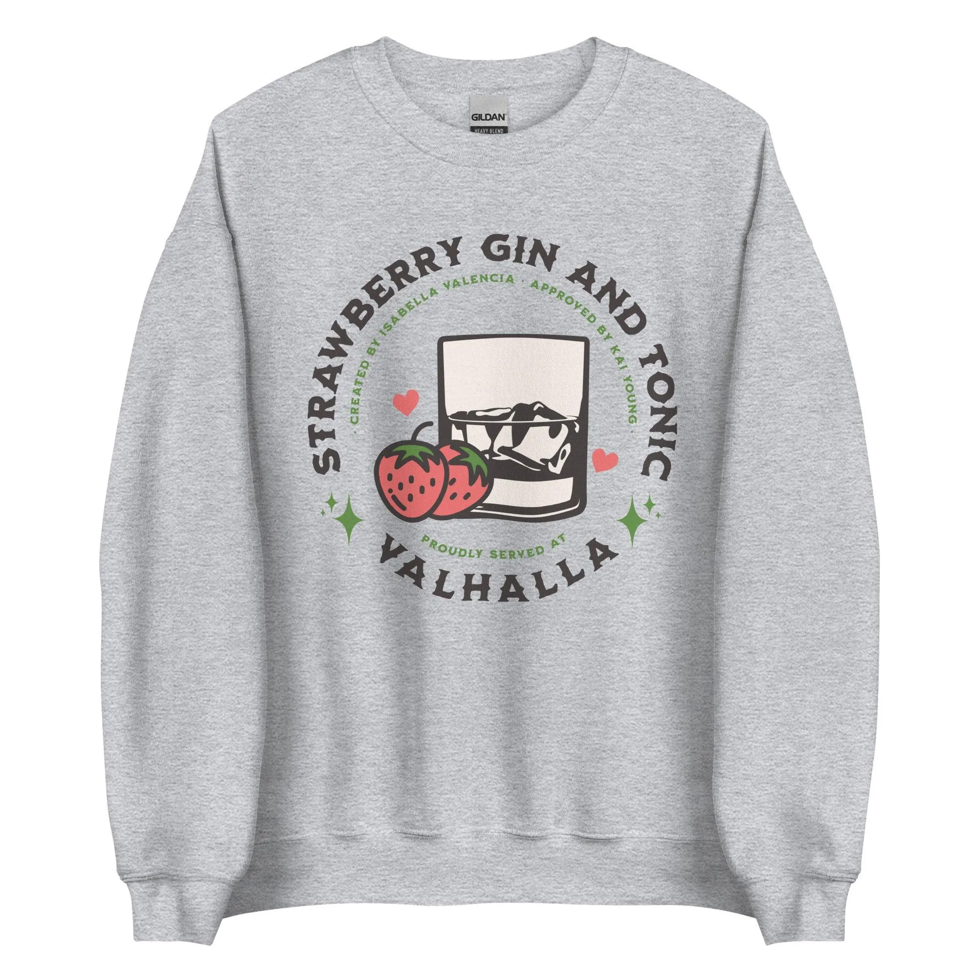 Strawberry Gin and Tonic Isabella and Kai Sweatshirt