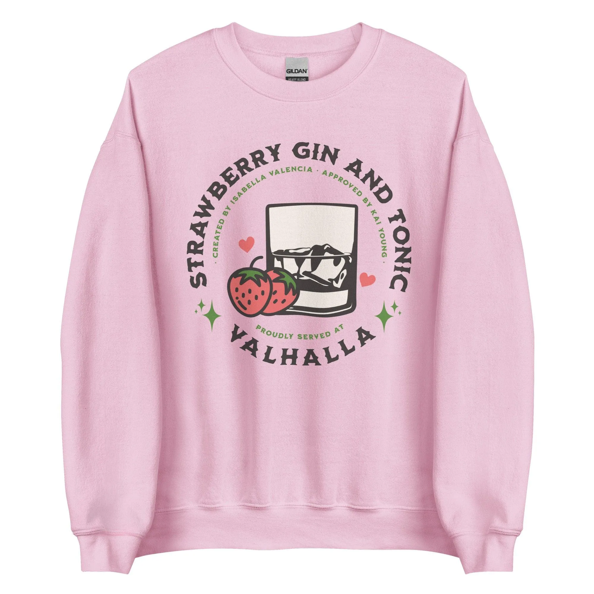 Strawberry Gin and Tonic Isabella and Kai Sweatshirt