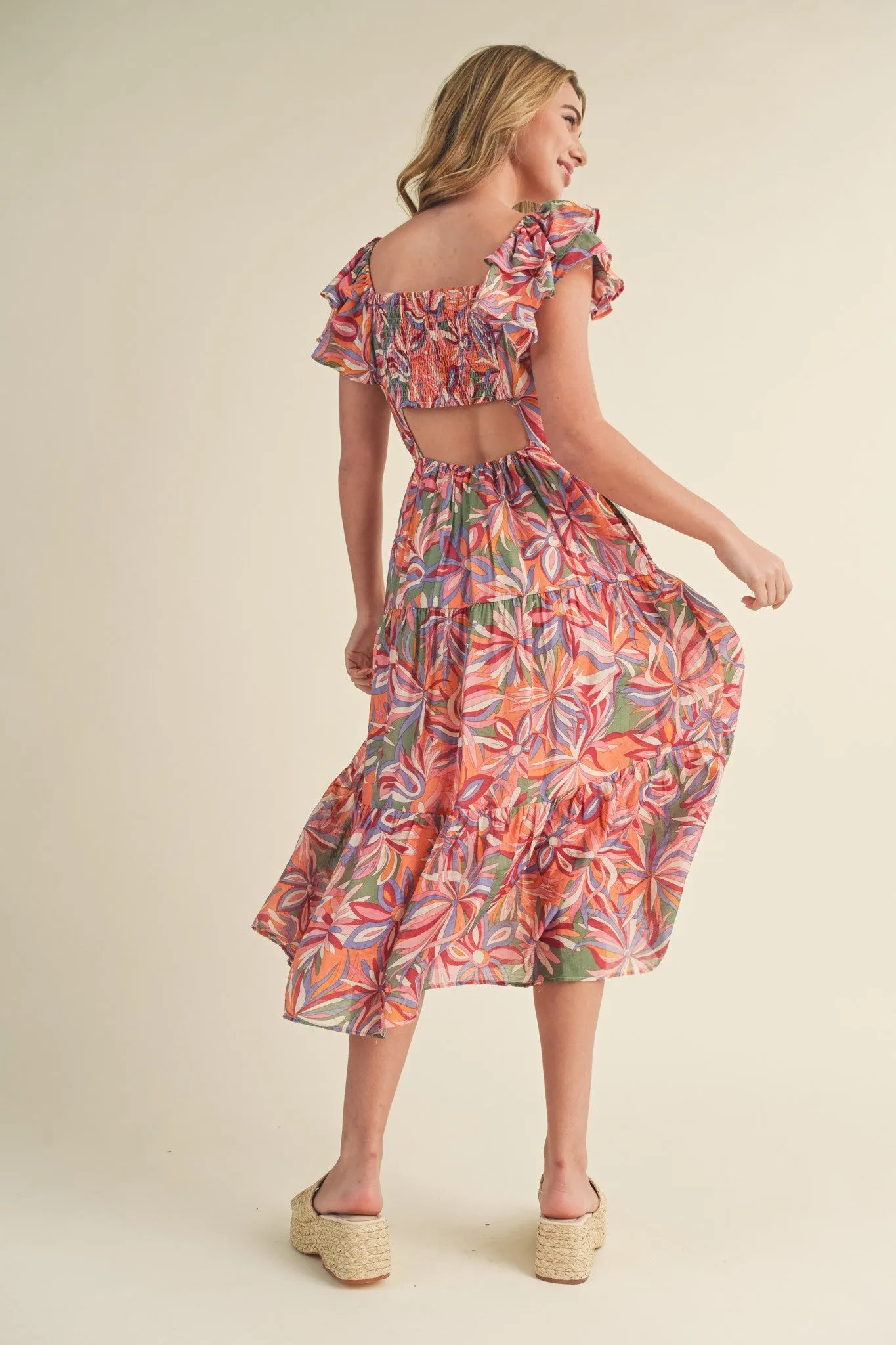 'Sunset Palms' Dress