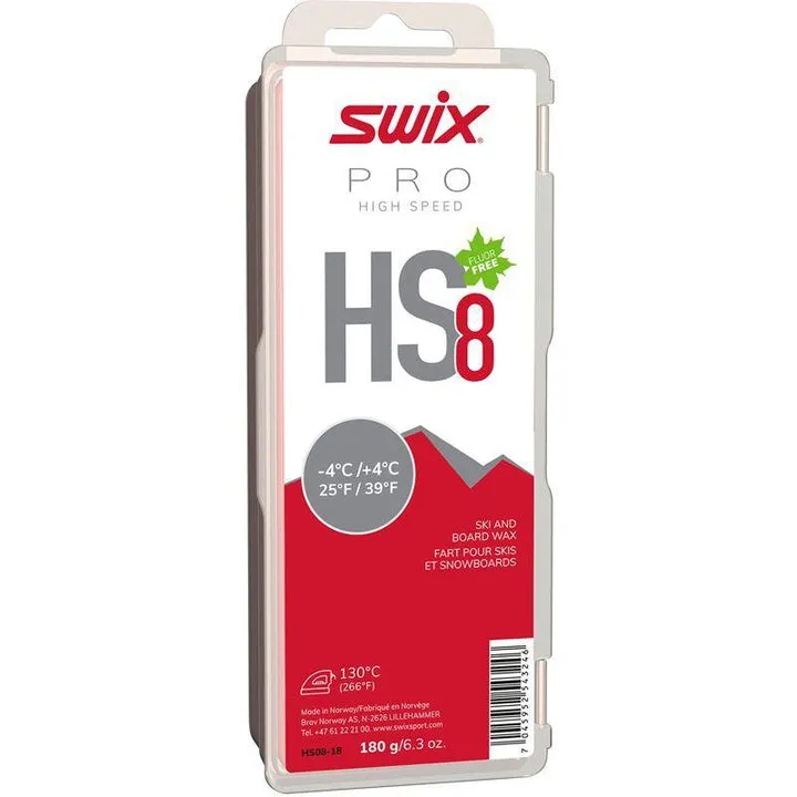 Swix Pro High Speed HS8 Red -4C to  4C Wax