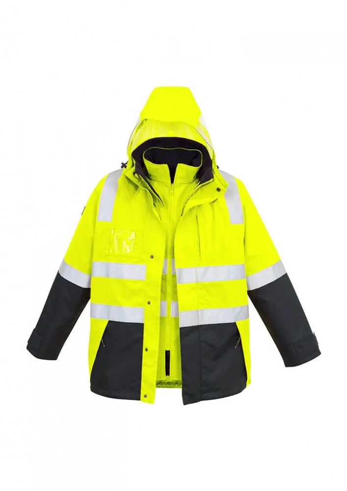 Syzmik Mens Hi Vis 4 In 1 Waterproof Jacket (ZJ532)