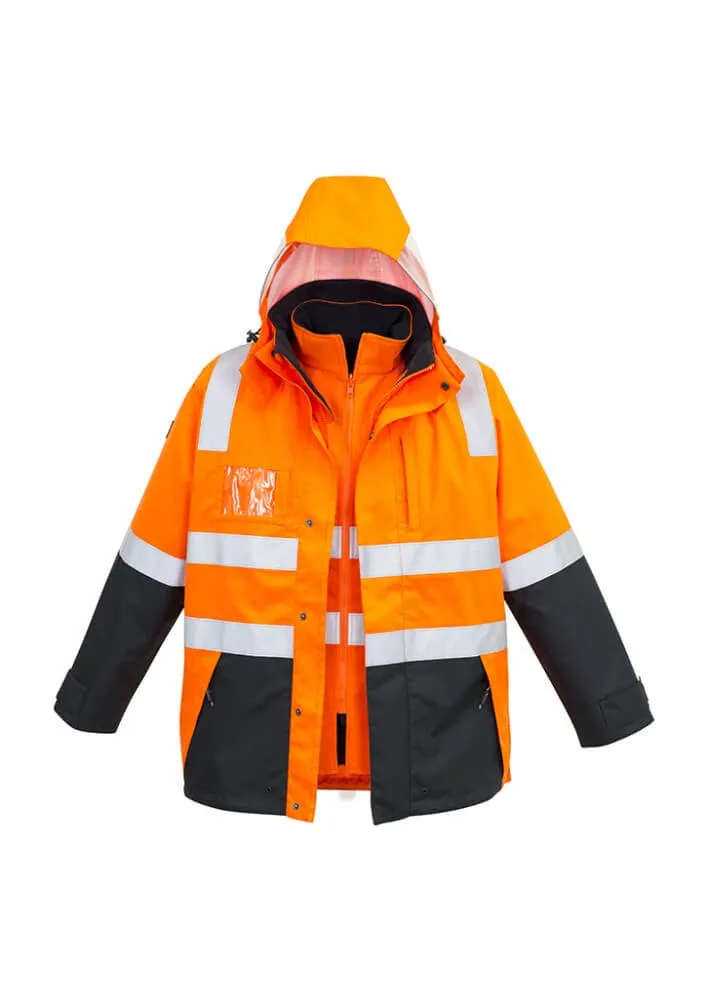 Syzmik Mens Hi Vis 4 In 1 Waterproof Jacket (ZJ532)