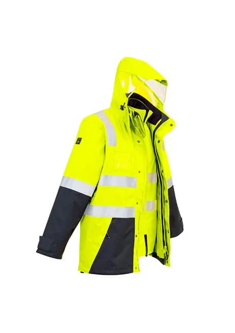 Syzmik Mens Hi Vis 4 In 1 Waterproof Jacket (ZJ532)