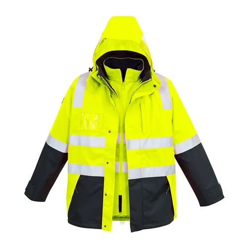 Syzmik Workwear | Hi Vis 4 in 1 Waterproof Jacket | ZJ532