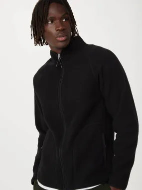 The Axis Polar Fleece Zip Up in Black