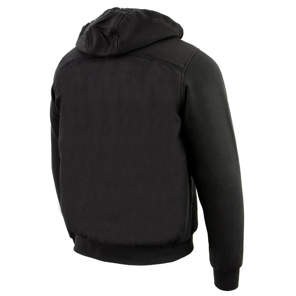 The Bikers Zone BZ2813 Men's Black Ultimate Heated Hoodie with 12V