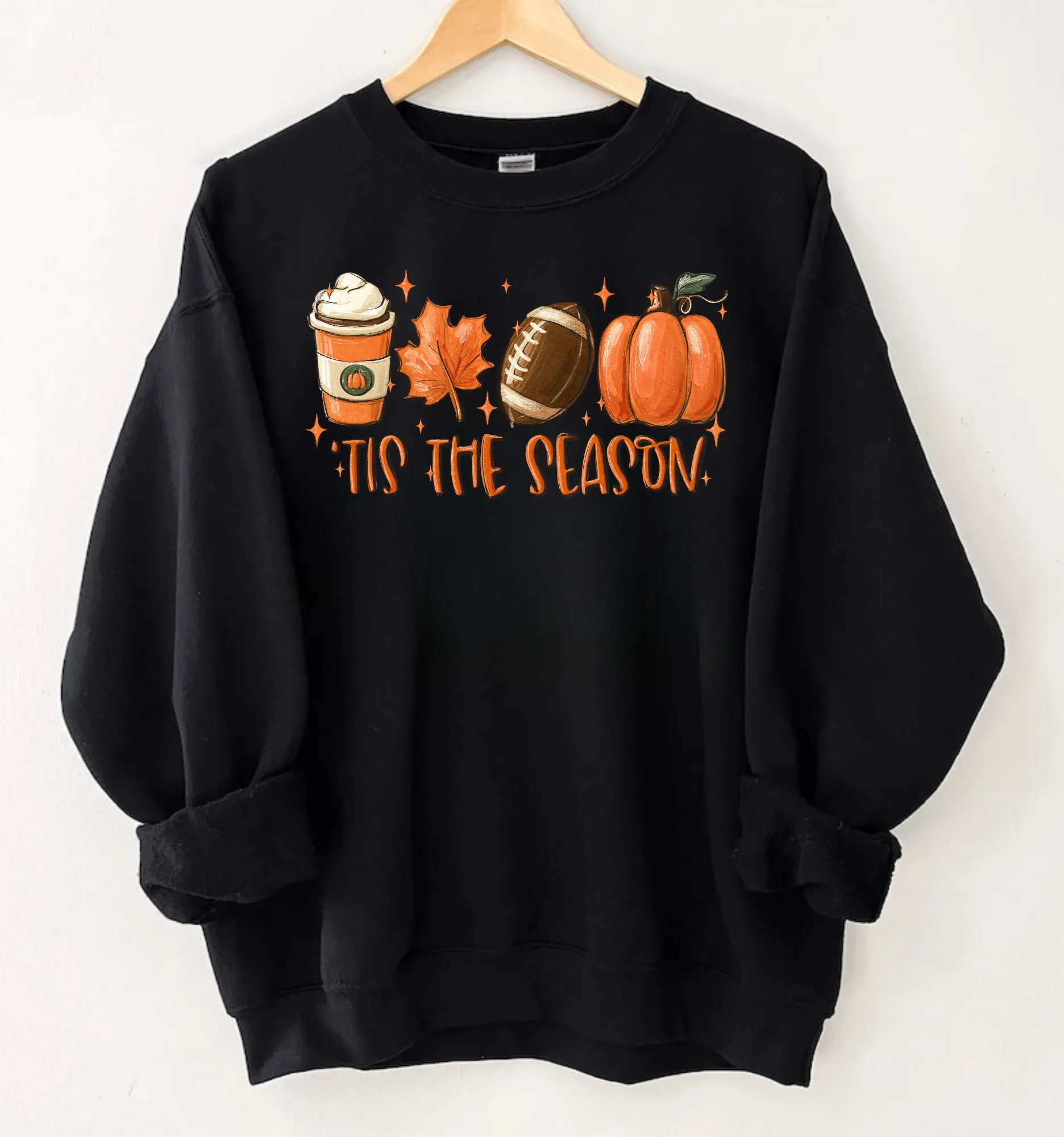 'Tis The Season Fall Sweatshirt | Preppy Crewneck Sweatshirt