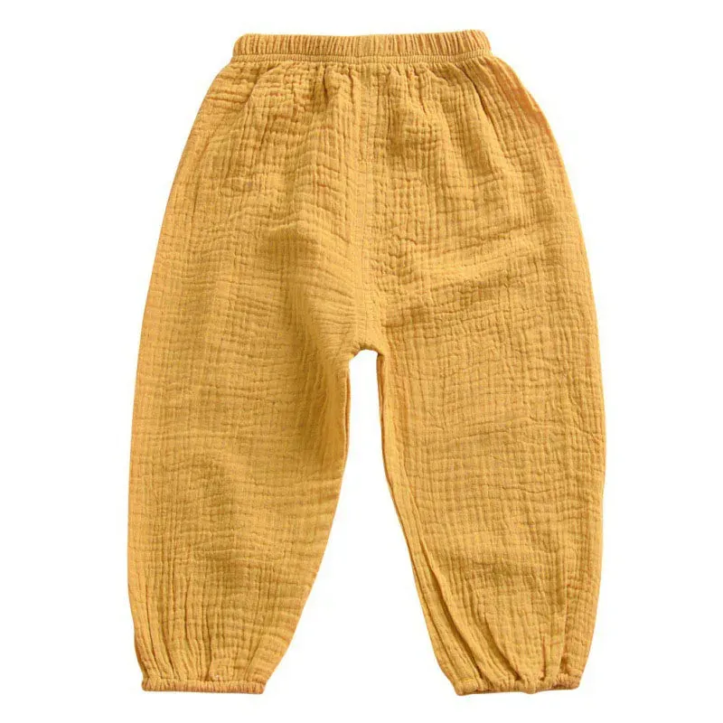 Toddler Kids Pants Autumn Baby Girl Boy Cotton Harem Pants Loose Trousers Toddler Casual Baggy Bottoms Sweatpants Baby Boy Pants