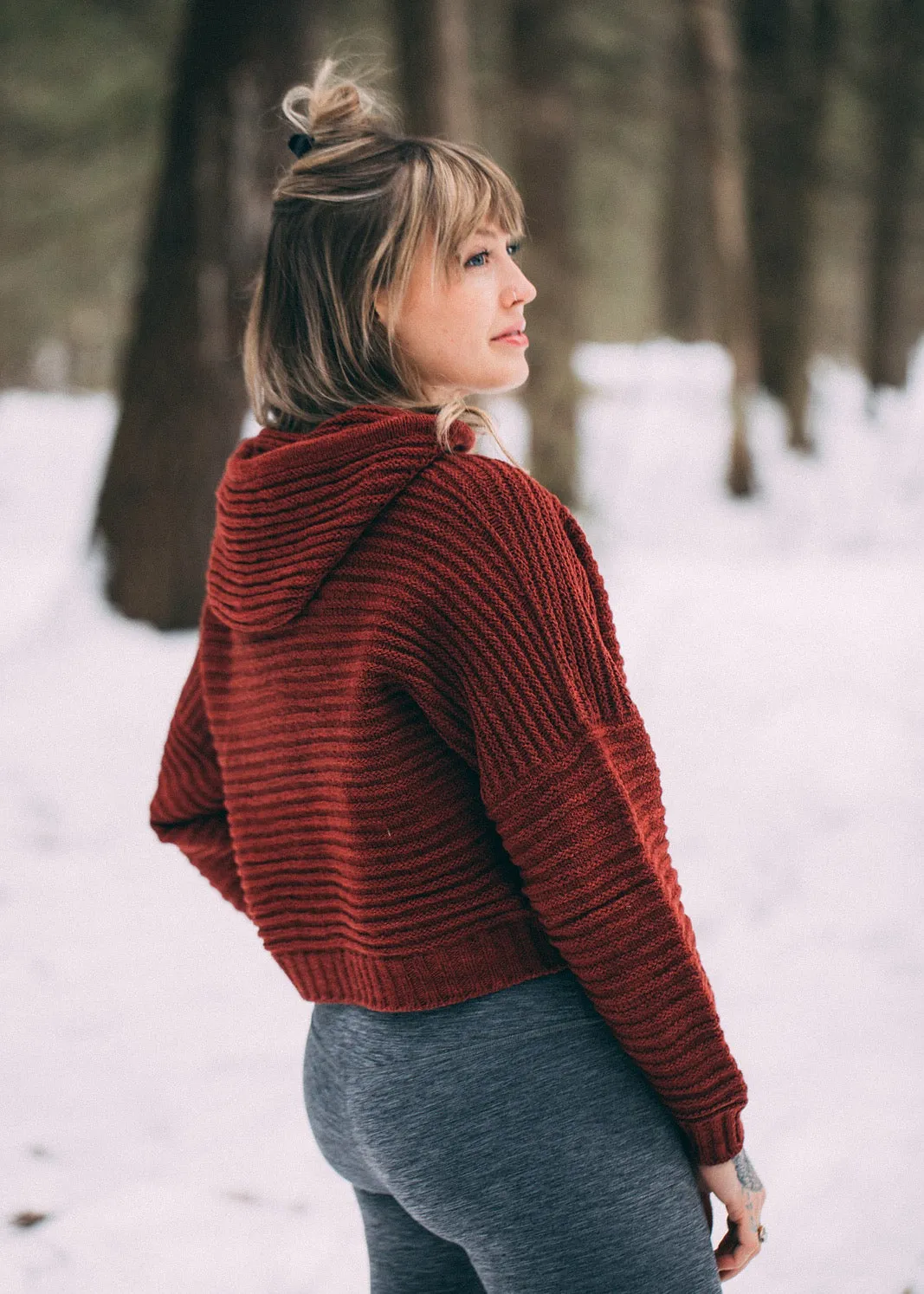 Traveler Hoodie & Jumper, Drea Renee Knits Knitting Pattern