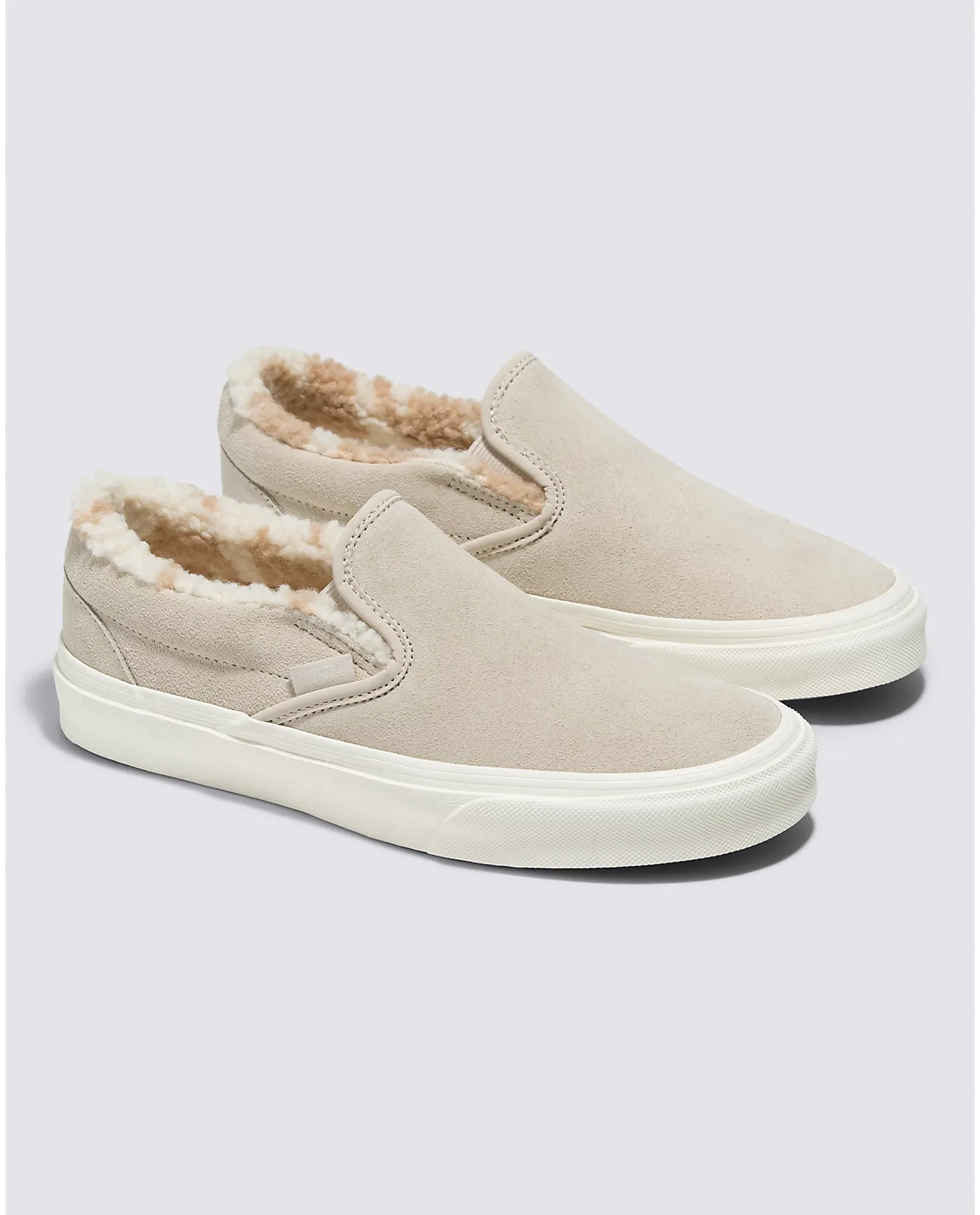 Vans Classic Slip-On Cozy Hug Shoe French Oak VN000BVZBLL