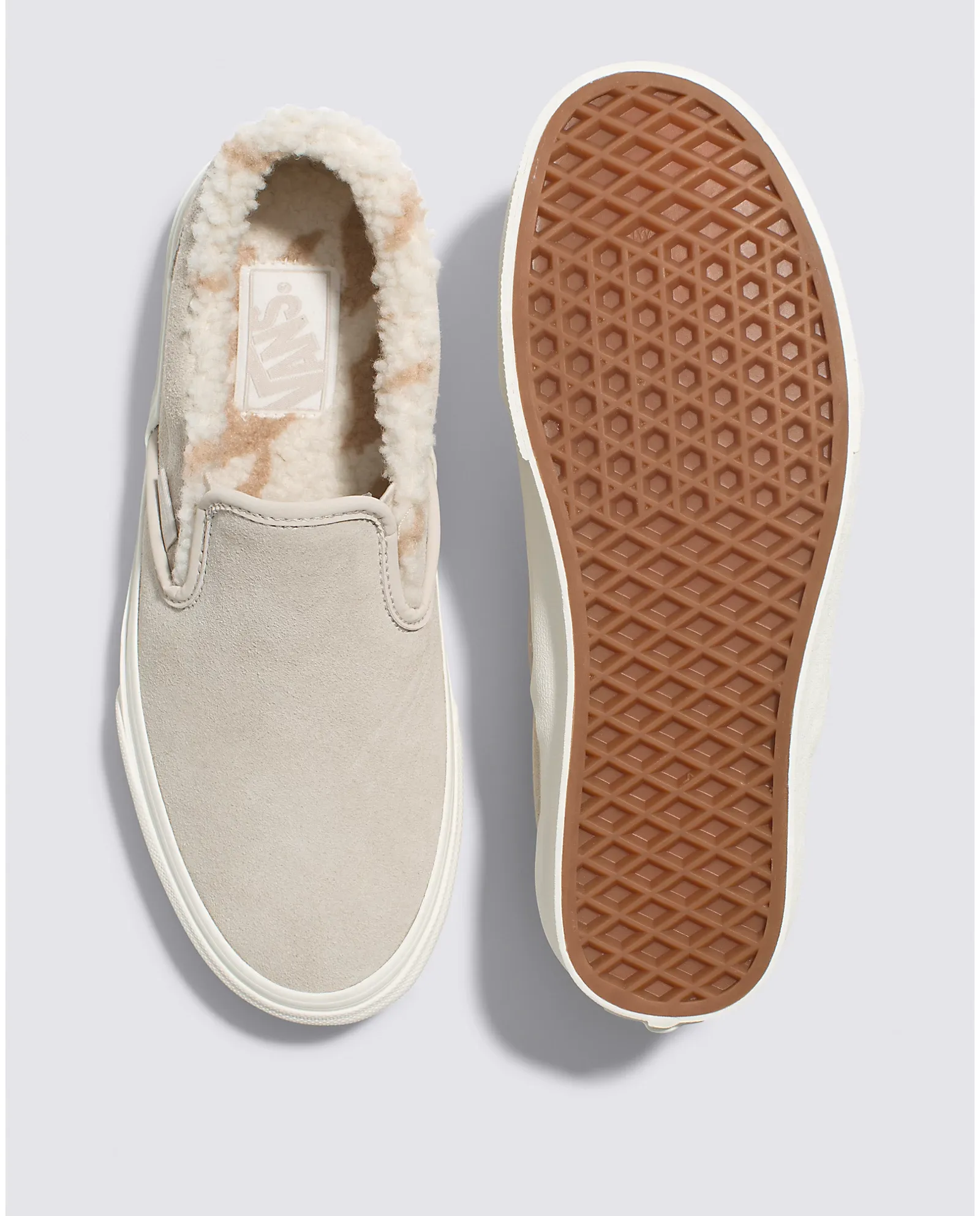 Vans Classic Slip-On Cozy Hug Shoe French Oak VN000BVZBLL