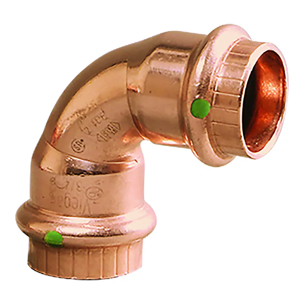 Viega ProPress 2" - 90 Copper Elbow - Double Press Connection - Smart Connect Technology [77042]