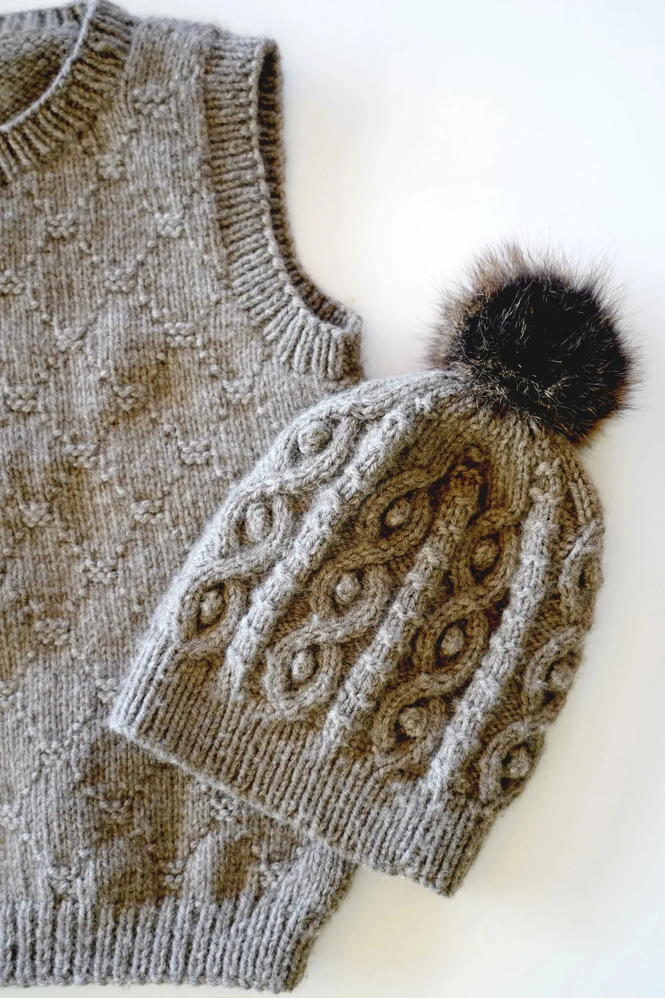 Vyna Vest & Hat Knit Pattern