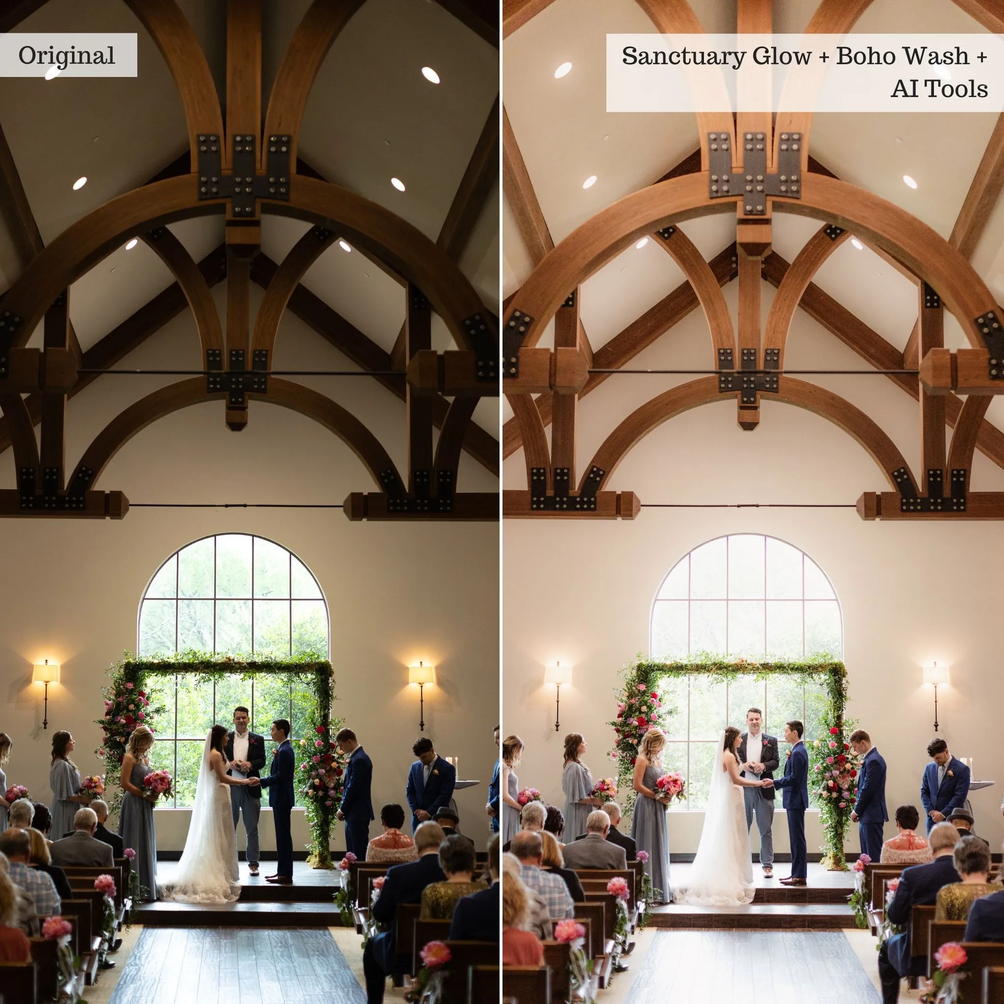 Weddings Pro Workflow Lightroom Presets for Mobile & Desktop