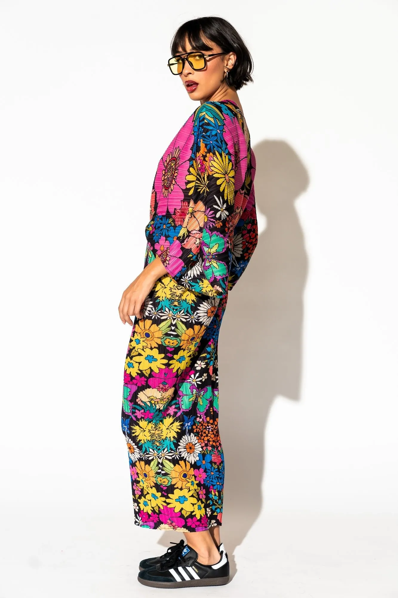 Woman Of The Hour Midi Dress in Flower Power