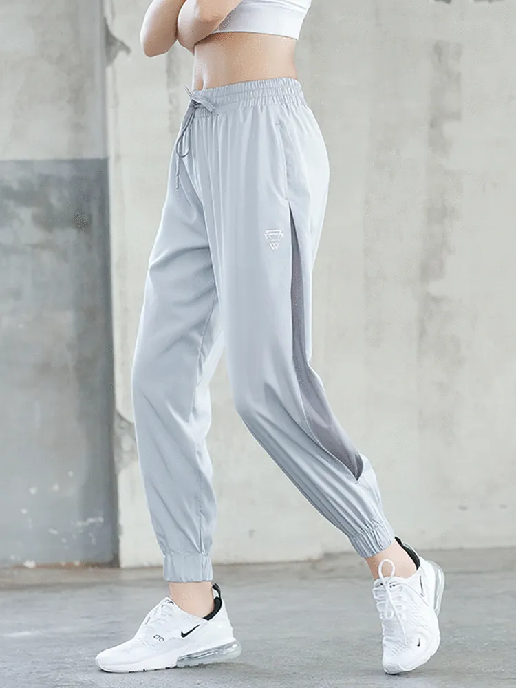 Women Sweatpants, Ultralight, Elastic, Waterproof - Mesh on Side