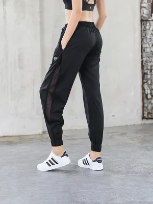 Women Sweatpants, Ultralight, Elastic, Waterproof - Mesh on Side